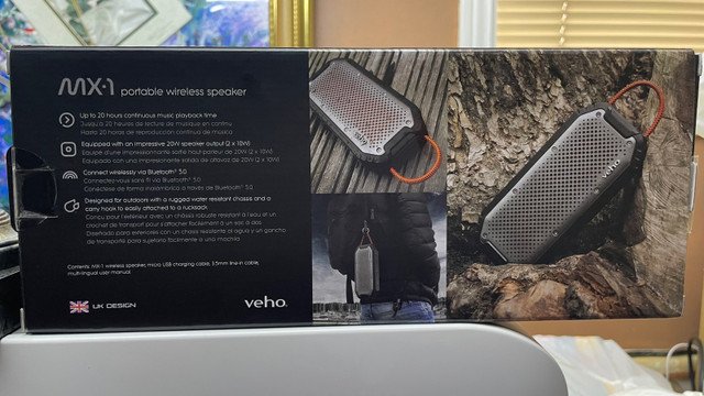 Great Deal!Brand New Veho MX-1 Rugged Wireless Bluetooth Speaker in Other in Mississauga / Peel Region - Image 3