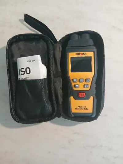 Like-new Prexiso Moisture meter with case, cap and manual. Works great. Can drop off in Strathroy or...