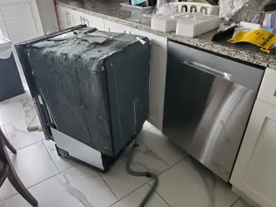 Dishwasher removal and installation , View more