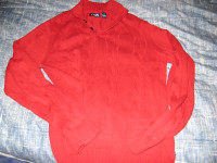 RALPH LAUREN SWEATER RED SIZE LARGE.