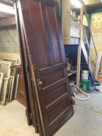 Used wood doors
