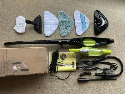 H2O HD Dual Blast steam cleaner mop kit, View more