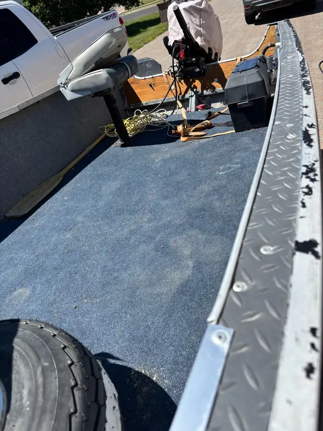 15’ deep and wide with 2020 20hp suzuki in Powerboats & Motorboats in Sudbury - Image 5