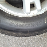 Michelin Tires - 265 70 R17 on Explorer rims