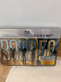 New Sealed Bond 50 5 Decades of Bond 007 Blu-Ray Disc Limited Ed