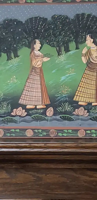 Mughal miniature painting on canvas in Arts & Collectibles in Ottawa - Image 8