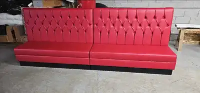 10 ft RESTAURANT BOOTH BANQUETTE , View more