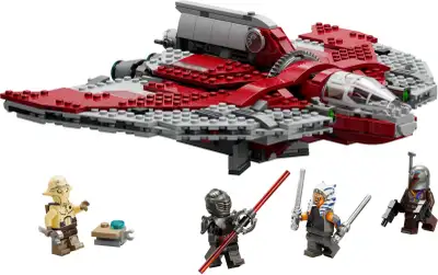 LEGO / STAR WARS / AHSOKA TANO'S T-6 JEDI SHUTTLE, View more