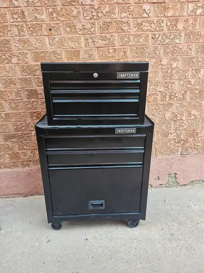 Mastercraft 2-Piece Metal Rolling Tool Storage Cabinet, View more