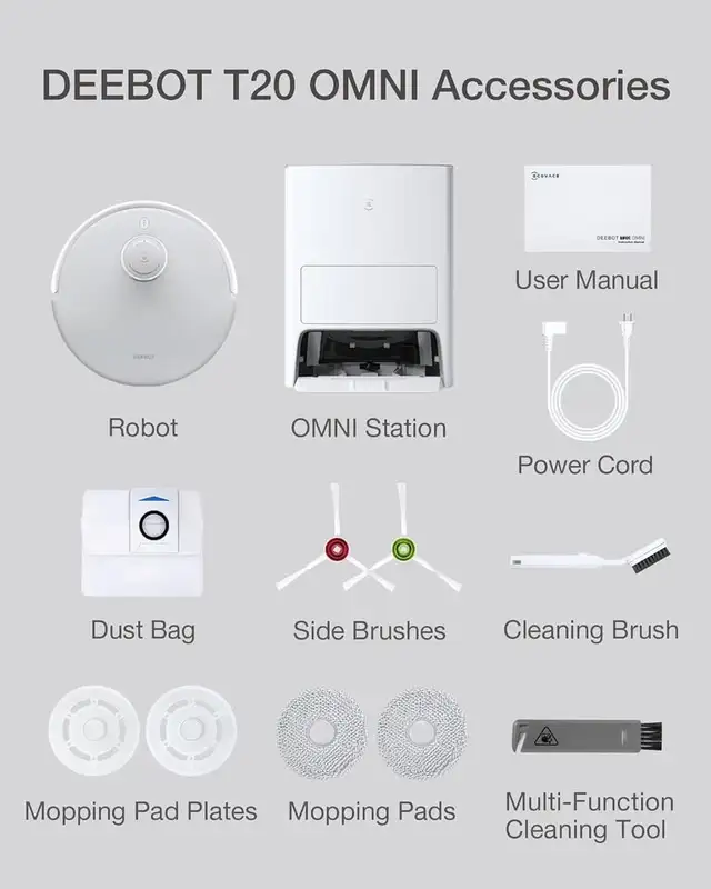 ECOVACS DEEBOT T10 Omni Robot Vacuum and Mop, Hot Water Mop in Vacuums in Kitchener / Waterloo - Image 6