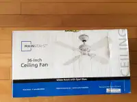 Ceiling Fan with Light 36-inch