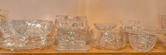 Vintage and Antique Bohemian/Czechoslovakian Crystal in Arts & Collectibles in Calgary - Image 3