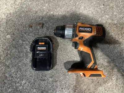 Ridgid Cordless Drill with Battery, View more