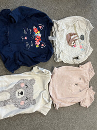 Size 9 month baby girl shirts