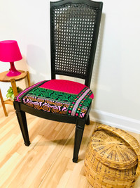 Chaise antique relookée 