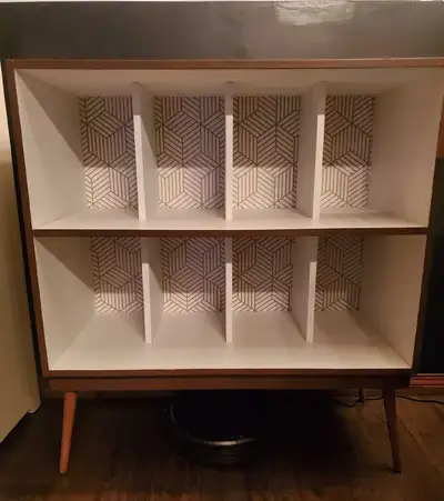 Mid-Century Style Bookcase / Display Cabinet | Custom Finish, View more