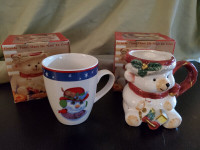 3 Xmas Mugs