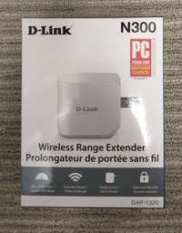 D-Link Wireless N 300 Mbps Compact Wi-Fi Range Extender (DAP-132