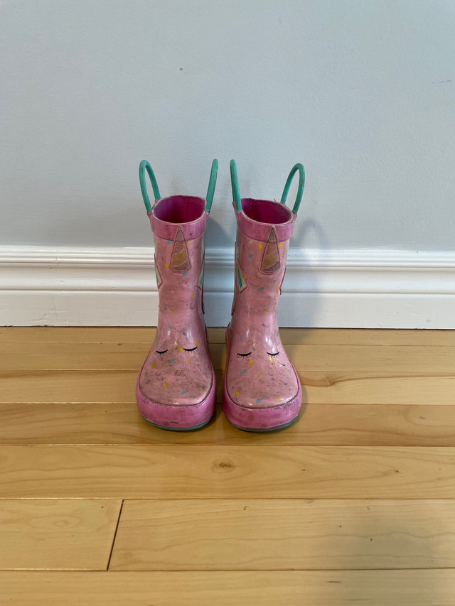8T - Toddler Girl Rain Boots  in Clothing - 3T in City of Halifax - Image 2