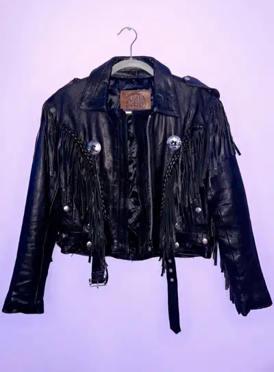 Leather woman’s jacket, View more