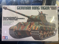 German king Tiger modèle a coller ww2  1/35