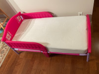Minnie Mouse Plastic Toddler Bed & Mattress