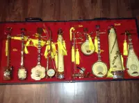 Tableau set complet instruments music Vietnamien pour Decoration