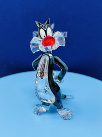 SWAROVSKI CRYSTAL WB Looney Tunes SYLVESTER The CAT Figurine NIB