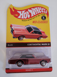 Vieille Hot Wheels Neo-Classics Continental Mark 3 rare