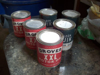 MAN CAVE MOVIE PROP OIL CANS X 6