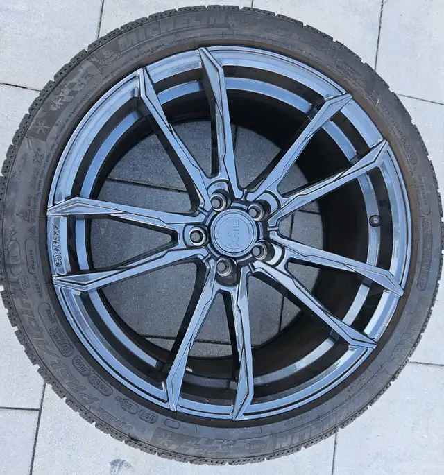19" Michelin Pilot Alpin Winter Tires on Envy FF Rims - 275/35R1 in Tires & Rims in Ottawa - Image 2