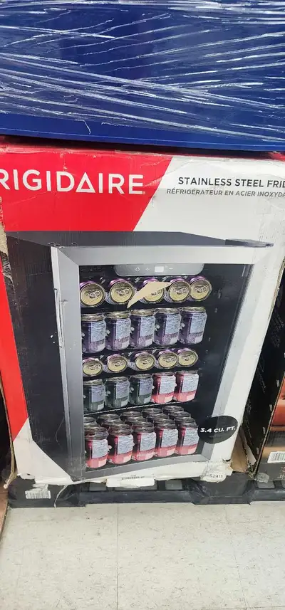 Frigidaire 18 in. 3.4 cu ft. Glass Door Compact Refrigerator, View more