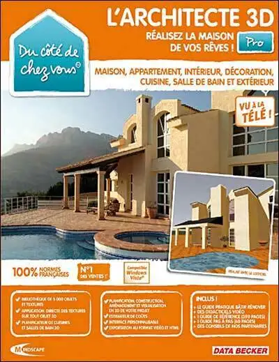 L'Architecte 3D Pro 2007, Du côté de chez vous, 3 livres + 2 DVD, Voir plus