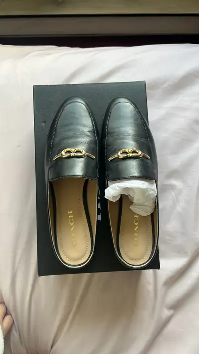 Coach Sienna leather slide, View more