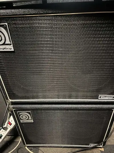 Two Ampeg SVT210HE Bass Cabs, View more