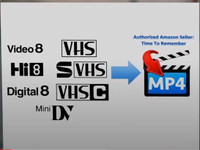 VHS, Photo, Slides, Neg, Digital Transfer to DVD or USB. Mpeg