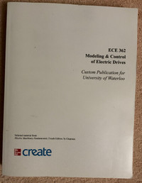 Create ECE 362 Modelling & Control of Electric Drives Custom