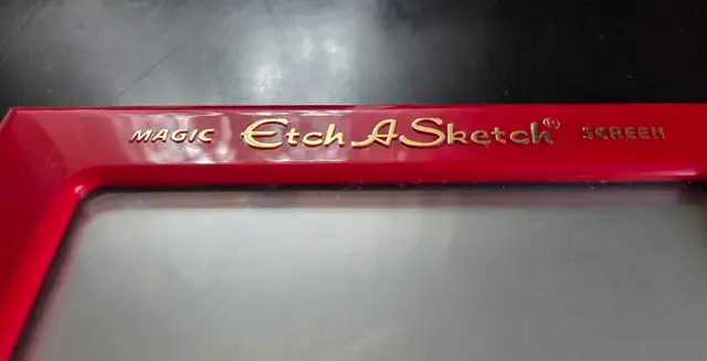 Vintage Ohio Art Etch A Sketch – Classic Glass Screen (Works) | Arts ...