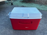Red Pretty Standard Cooler by Rubbermaid