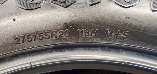 Tires for Sale 275/55-20 113H M+S in Tires & Rims in Markham / York Region - Image 3