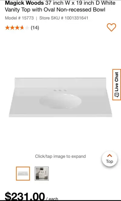 vanity blanc avec lavabo neuf, View more