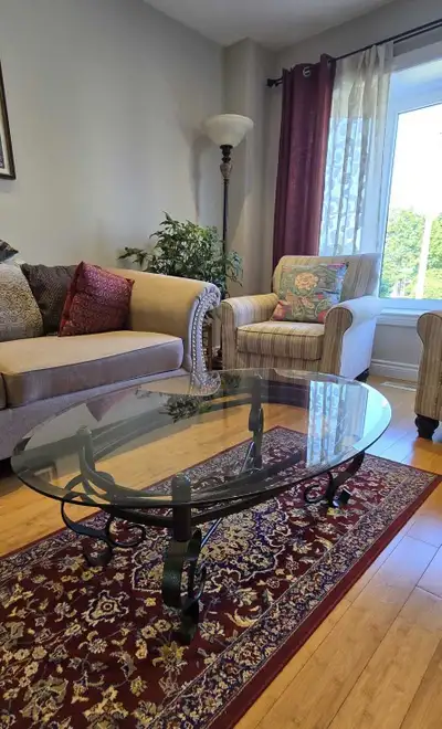 Wrought Iron Glass Table Set, View more