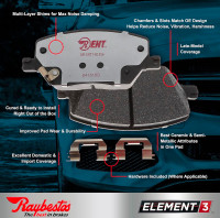 Hybrid Pads brake RAYBESTOS Element 3 - EHT1039H