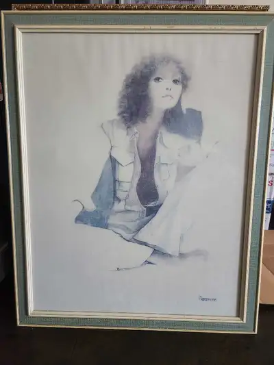 Christine Rosamond 'Summer Mood' lithograph. Signed, View more