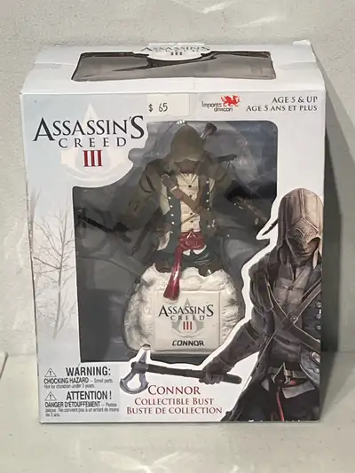 Assassin’s Creed III 3 Connor Collectible Bust Video Game New, View more