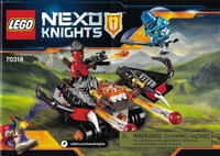 Lego Nexo knights, the Glob lobber, 70318