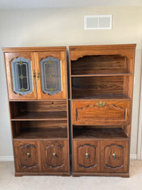 2 piece wall unit