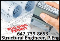 Structural Engineer(P.Eng)Wall Remove,Underpinning 647-739-8653