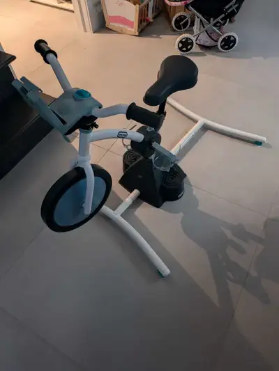 Barely used and fully functional kids exercise bike.
