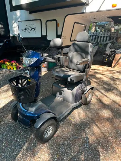 Three year old Bigfoot mobility scooter. Nice heavy duty scooter, long range battery, low Km and sto...